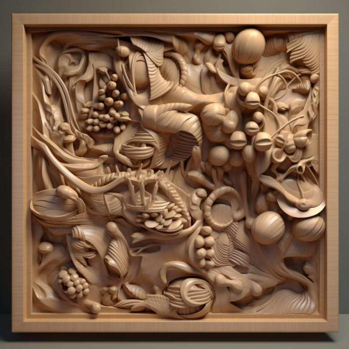 نموذج ثلاثي الأبعاد لآلة CNC 3D Art 